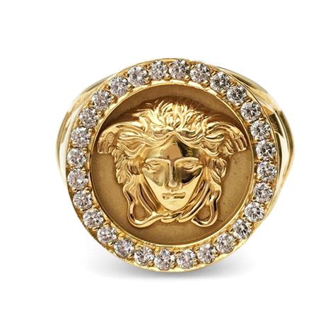 cheap versace gold ring|versace gold ring 18k price.